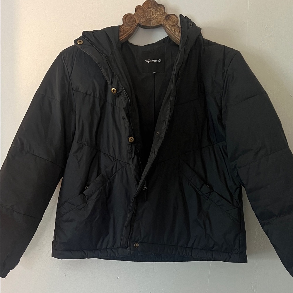 Madewell Black Puffer Jacket
